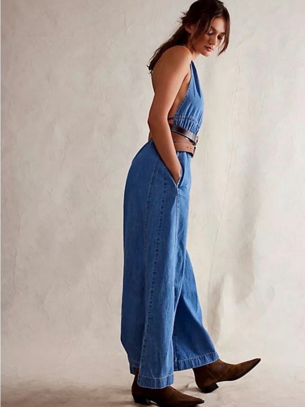 NWOT Free People We The Free Sunrays One-Piece in Constellation Size XL - Picture 3 of 6